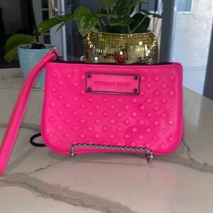 Victoria's Secret Neon Pink Wristlet